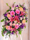 Garden Flower Sympathy Spray