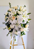 Lily & Rose Cream Standing Spray