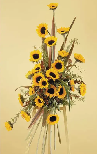 Divine Sunflower Standing Spray